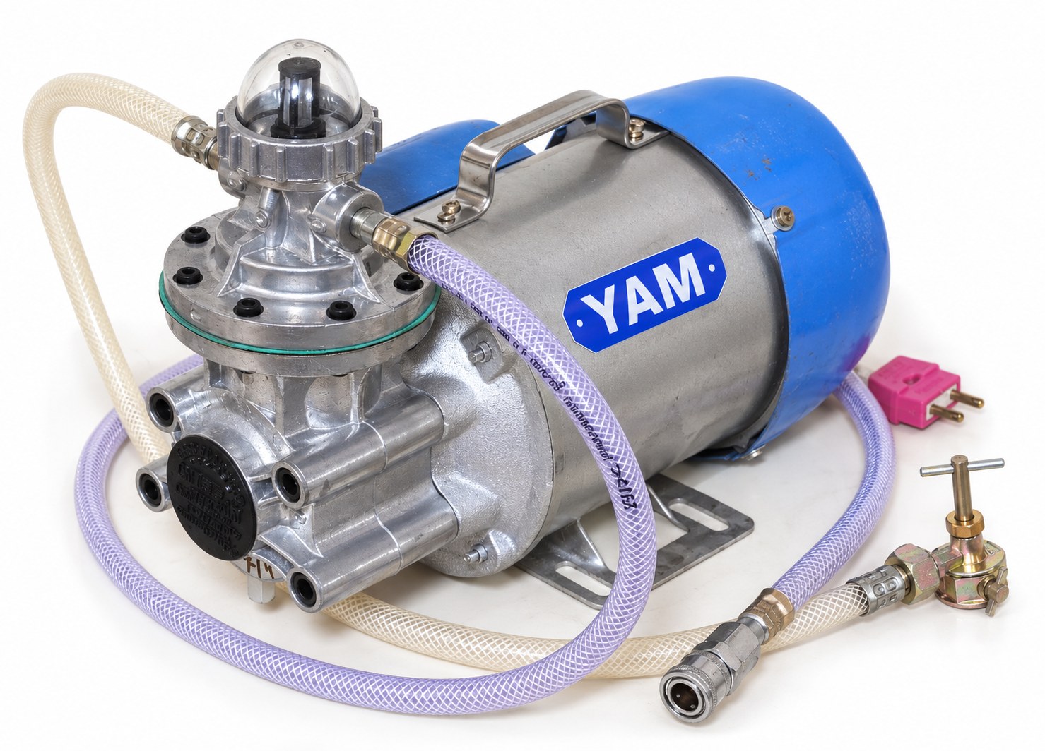 YAM 1 HP 220V commercial LPG pump with hoses and valves