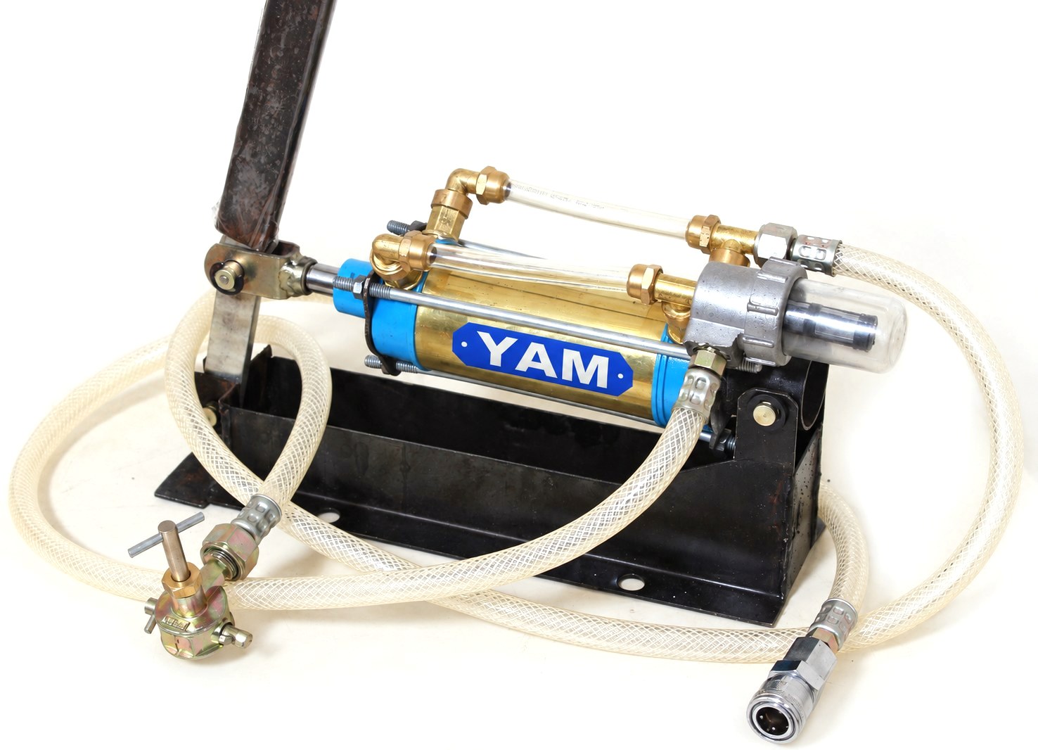 YAM manual LPG pump with hoses and valves